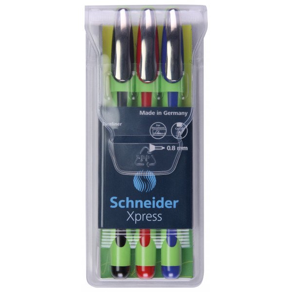 Wholesale Schneider Xpress Fineliner Pen (.8mm, Mix Colors)